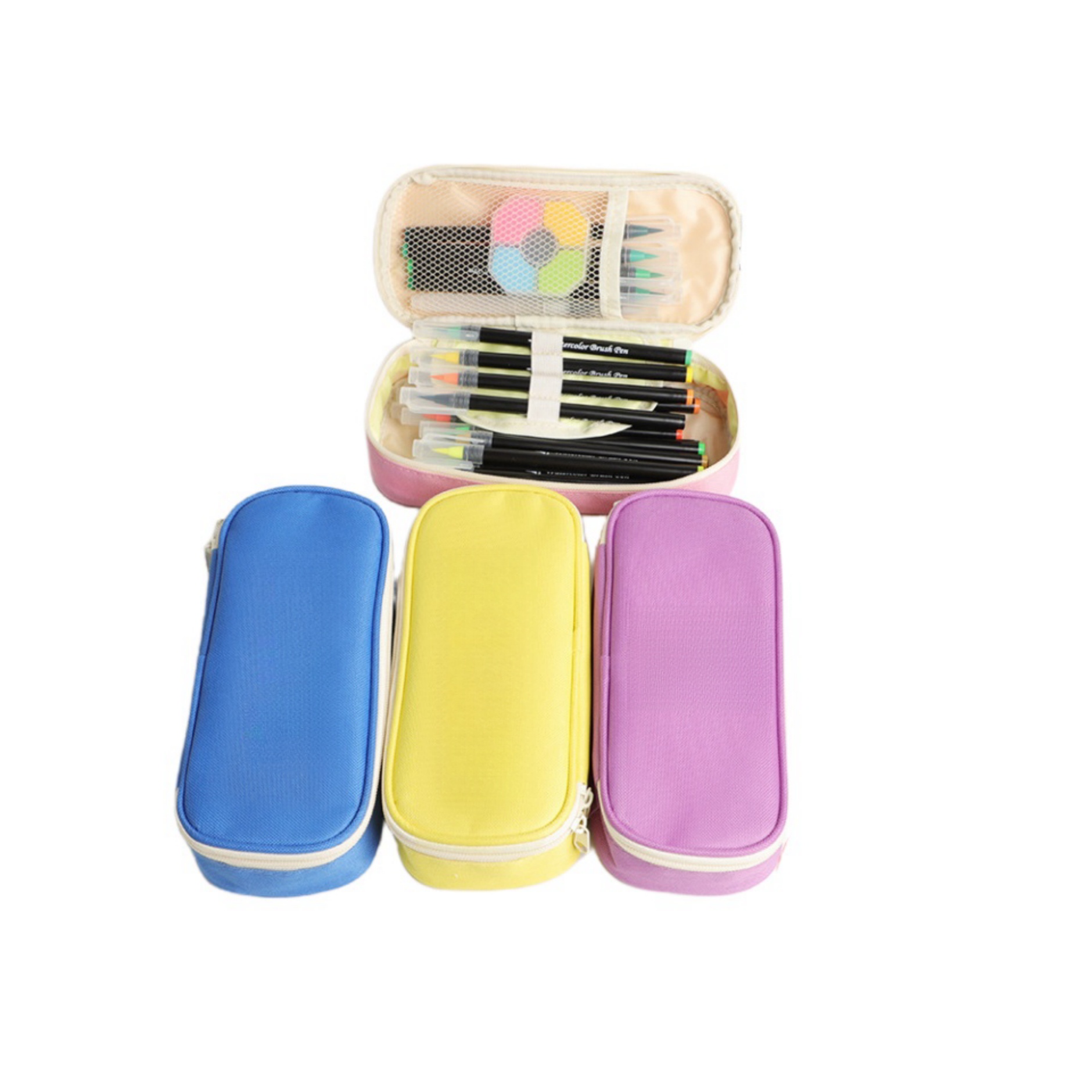 Oxford Cloth Pencil Case Storage Pouch with Zipper 7