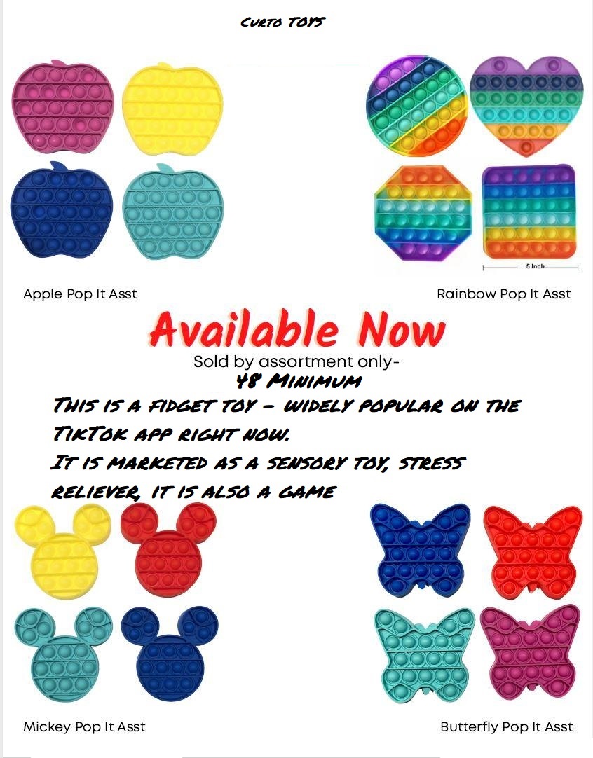 Fidget Sensory Toy Stock Shapes 2