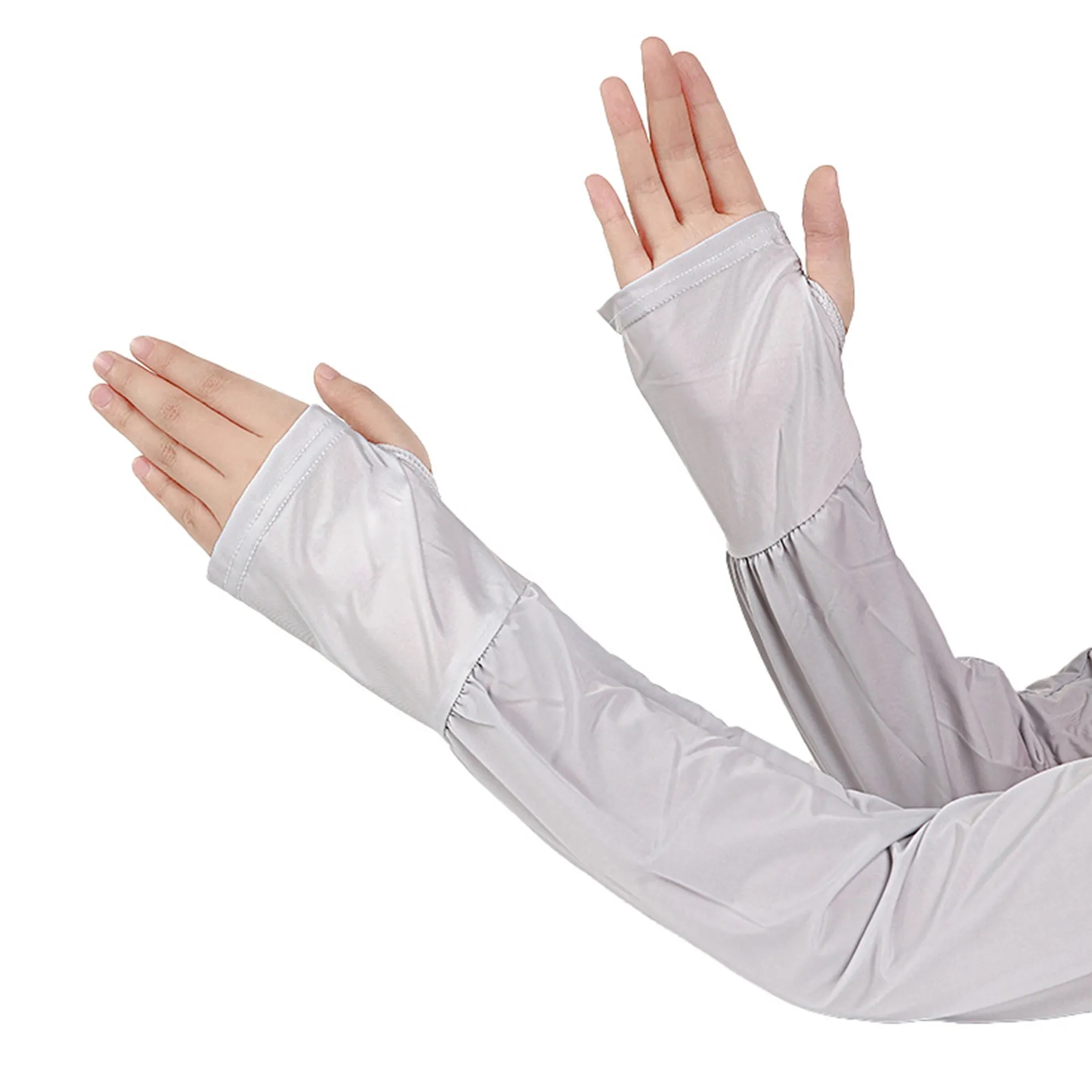 Nylon Summer Sunscreen Breathable Ice Silk Sleeves 4