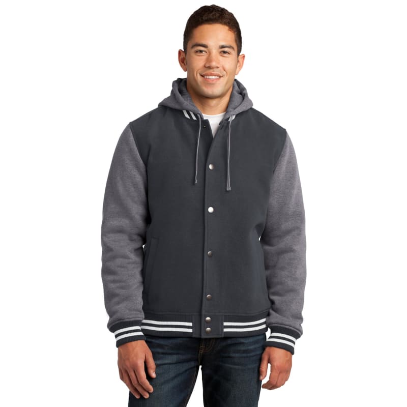 Sport-Tek Insulated Letterman Jacket. 3