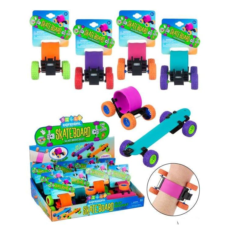 Skateboard Slap Bracelets - Assorted 2