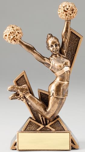 Cheerleader Checkmate Resin Sculpture 1