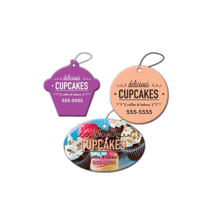 Custom Shape Air Fresheners - Sweet Treats Scents - USA Made 1