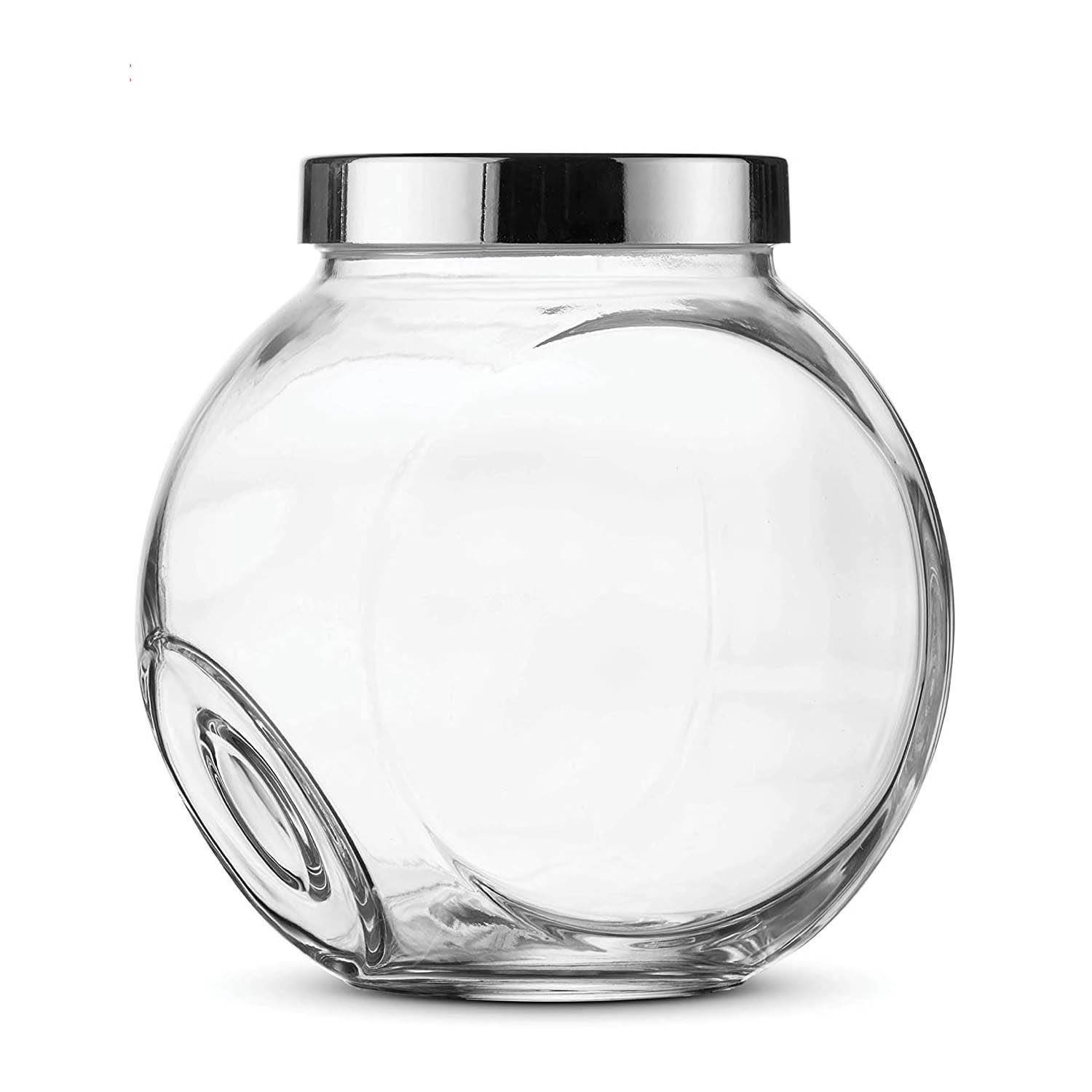 6oz Airtight Glass Food Storage Jar w/ Lid 3