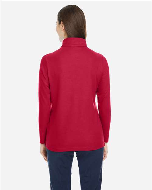 Women's Fusion ChromaSoft™ Pique Quarter-Zip Pullover - CE405W 32