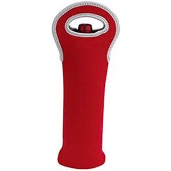 Insulated Single Neoprene Wine Bag, custom tote bag with logo imprint 2