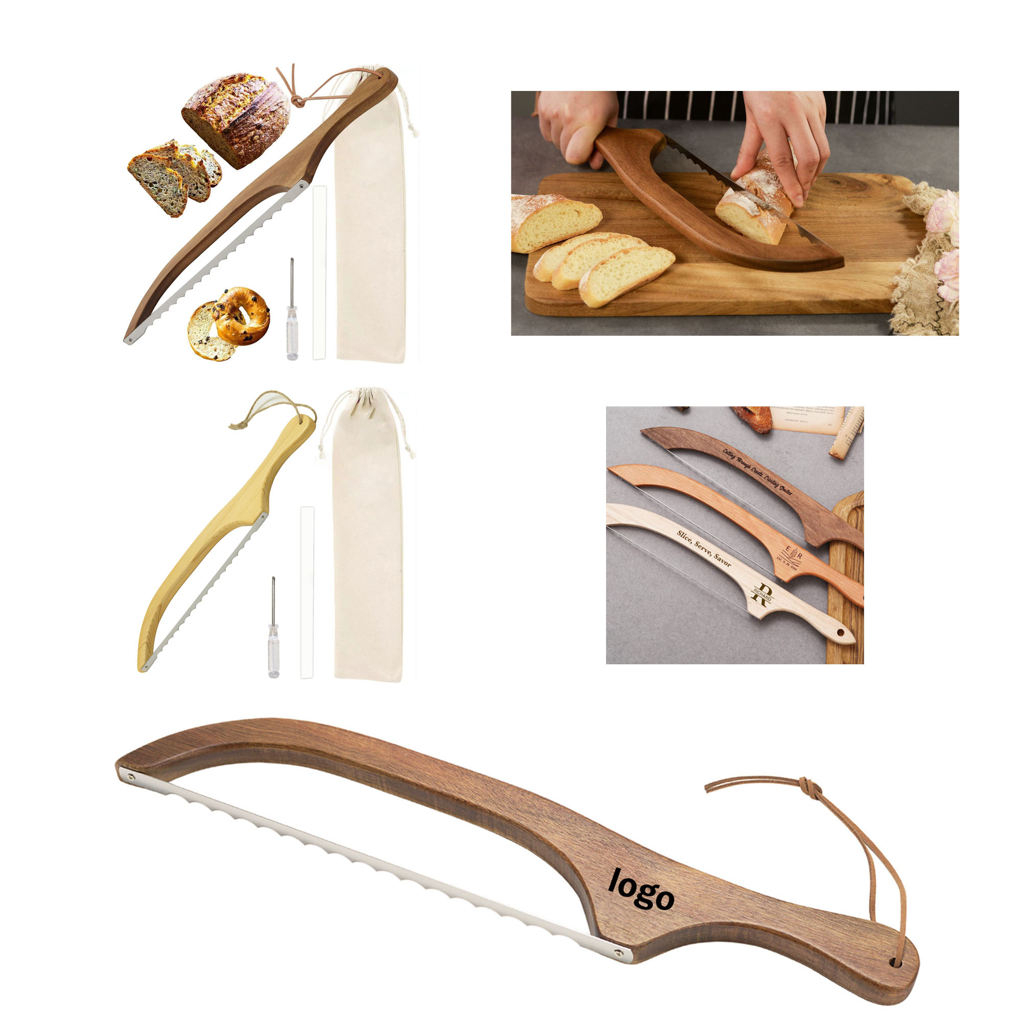 Anti-Bend Wooden Slicing Knife 2
