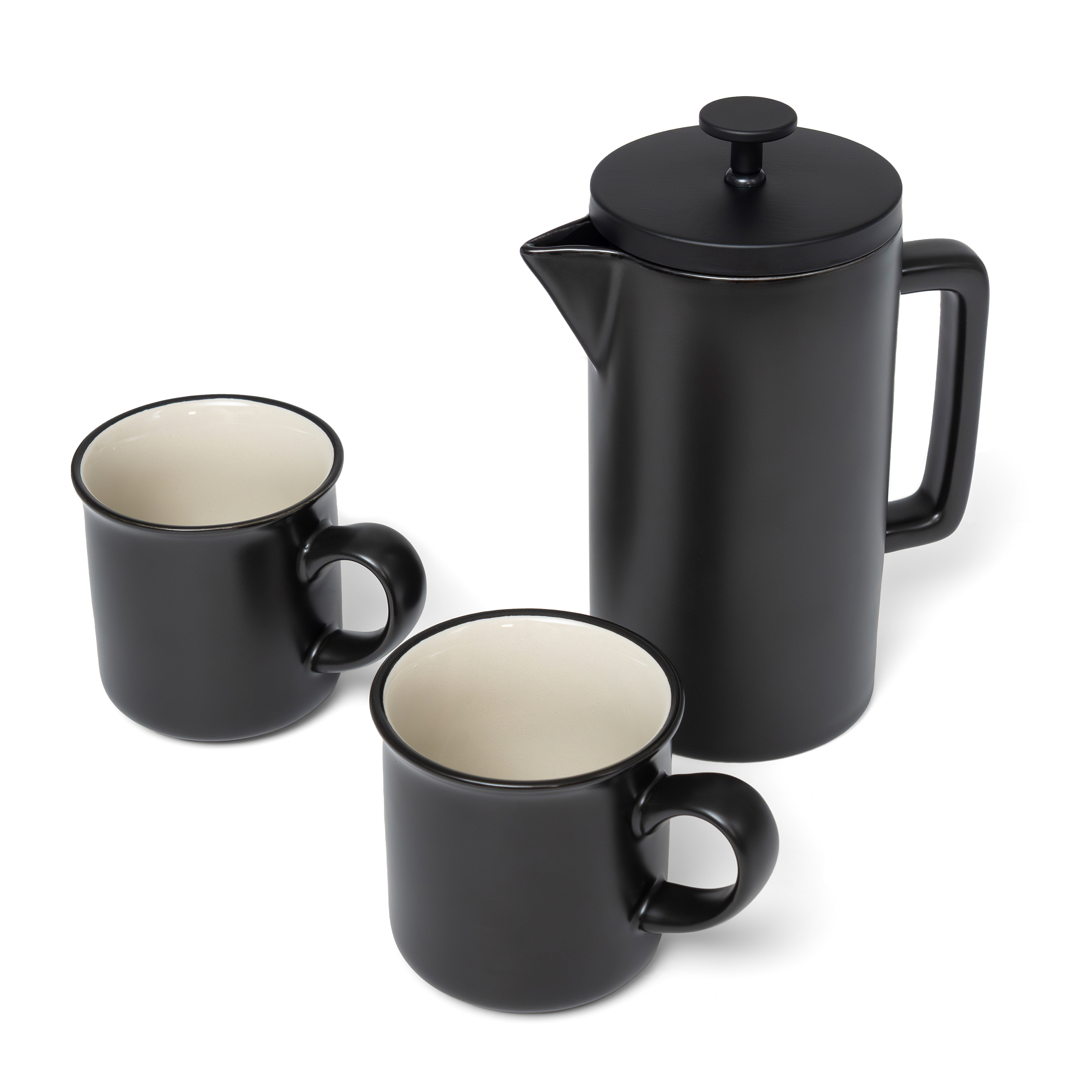 Highland porcelain french press coffee set 10