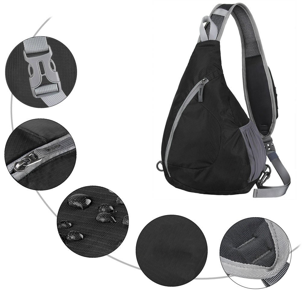 Chest Sling Shoulder Backpacks/Triangle Rucksack for Cycling/Walking/Hiking 3