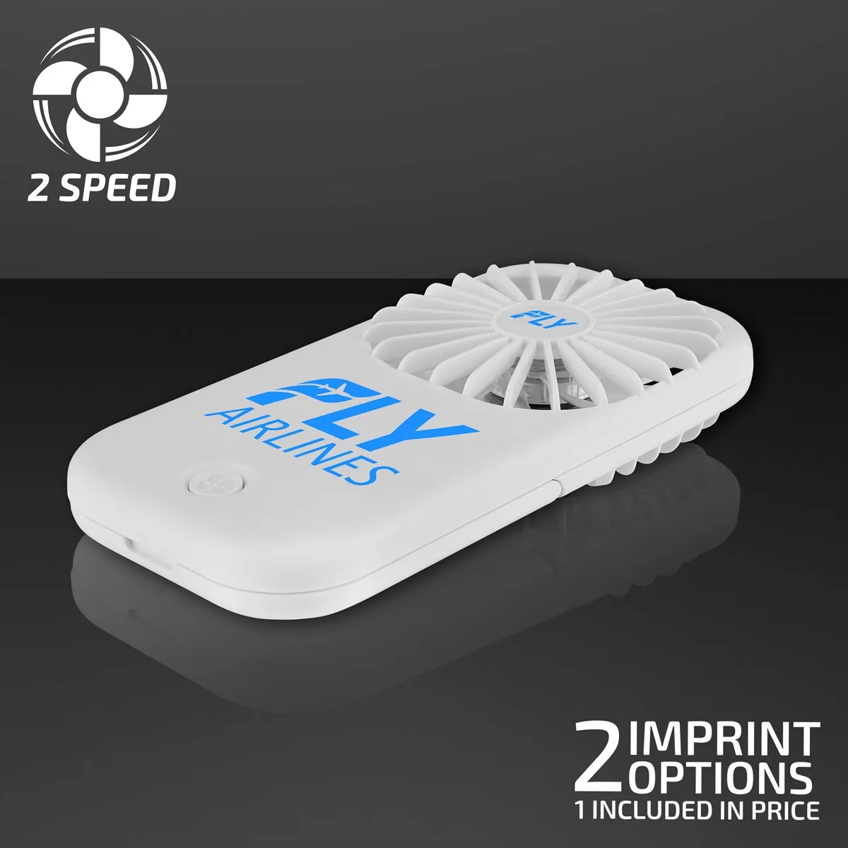 White Fan with Kickstand 2