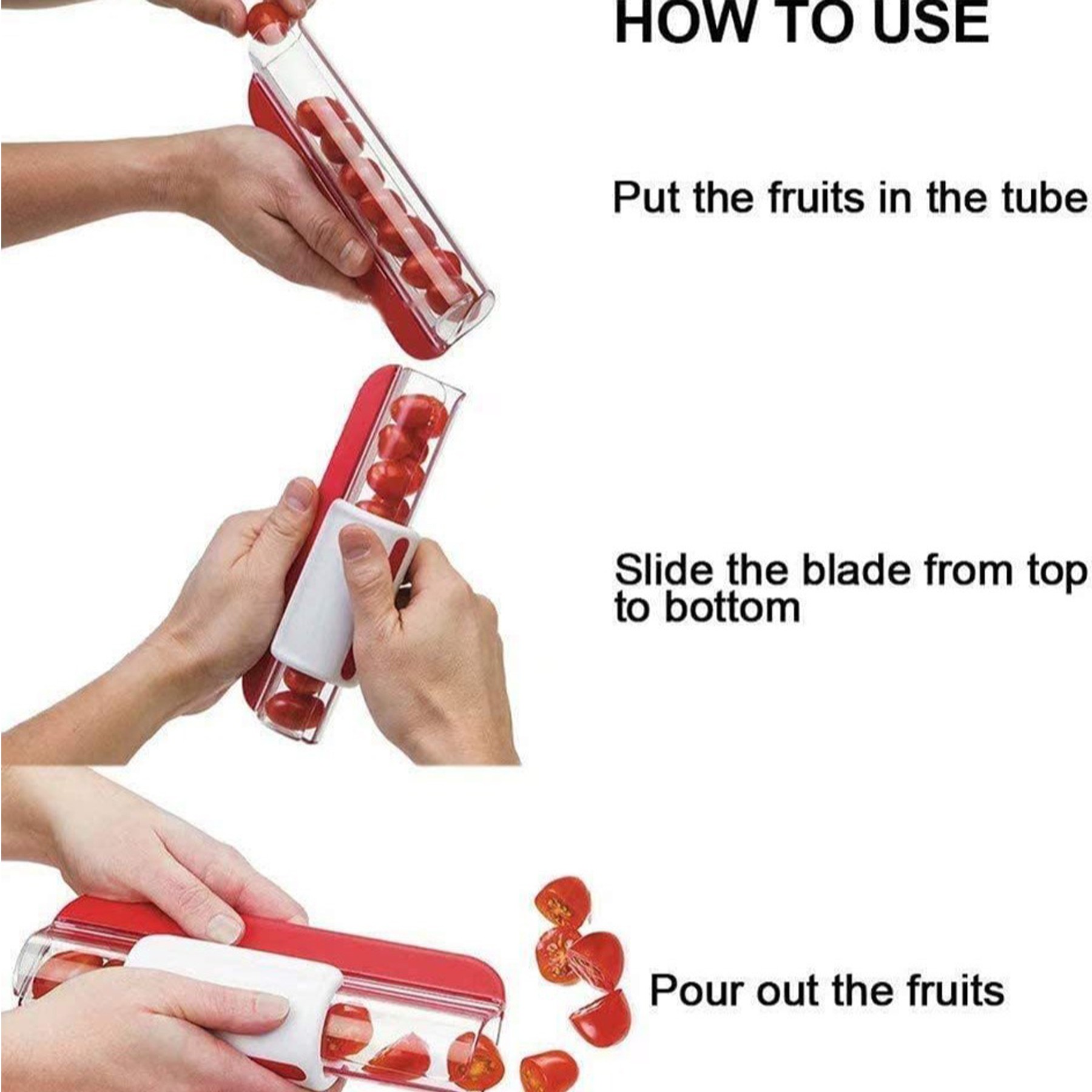 Grape Tomato Zipper Fruit Slicer 3