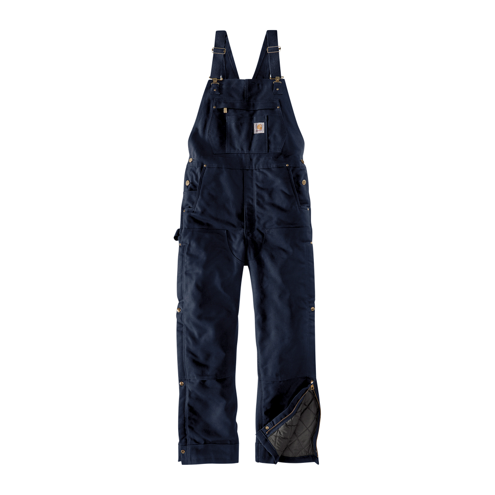 Carhartt(R) Short Firm Duck Insulated Bib Overalls 3