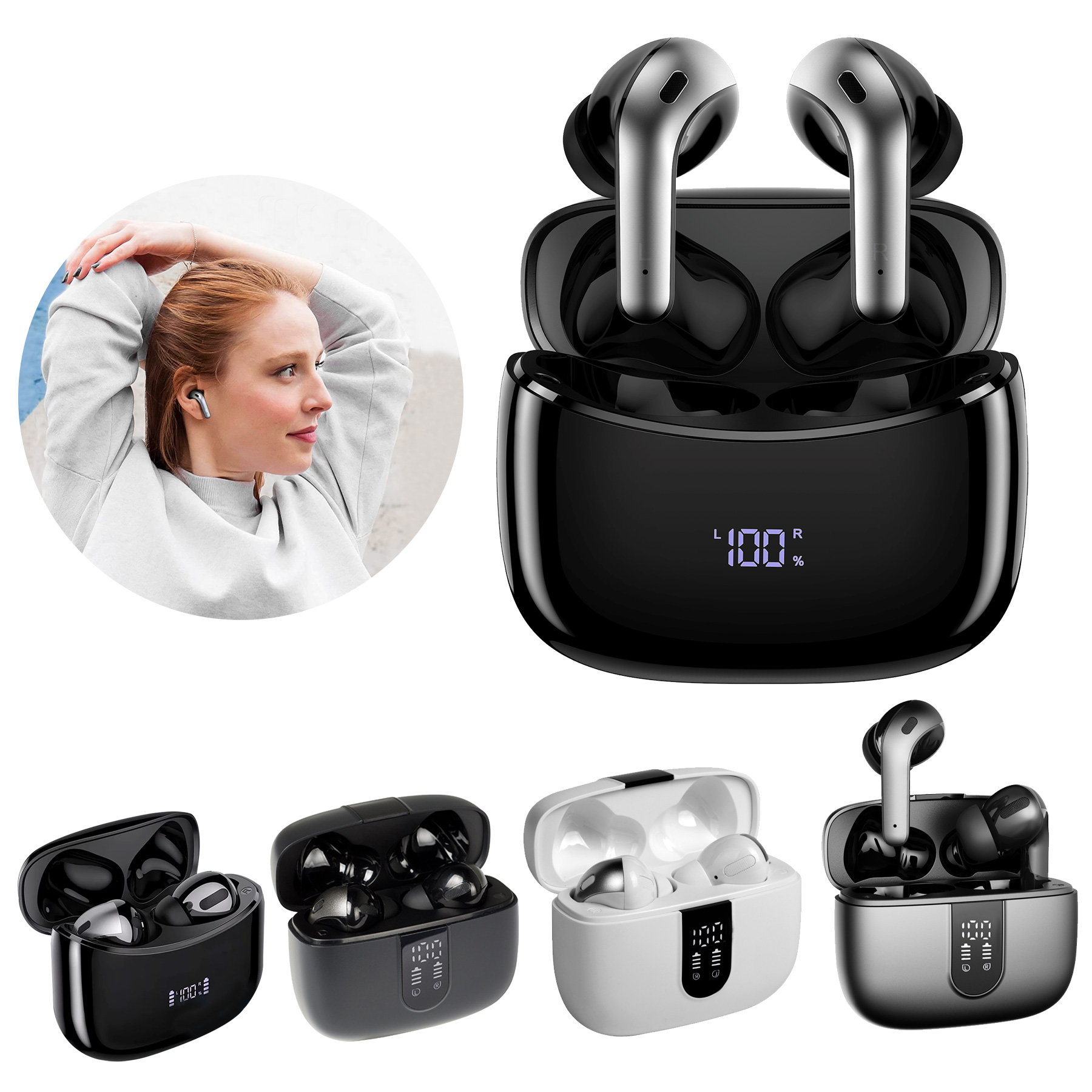 Wireless Bluetooth Earbuds 1