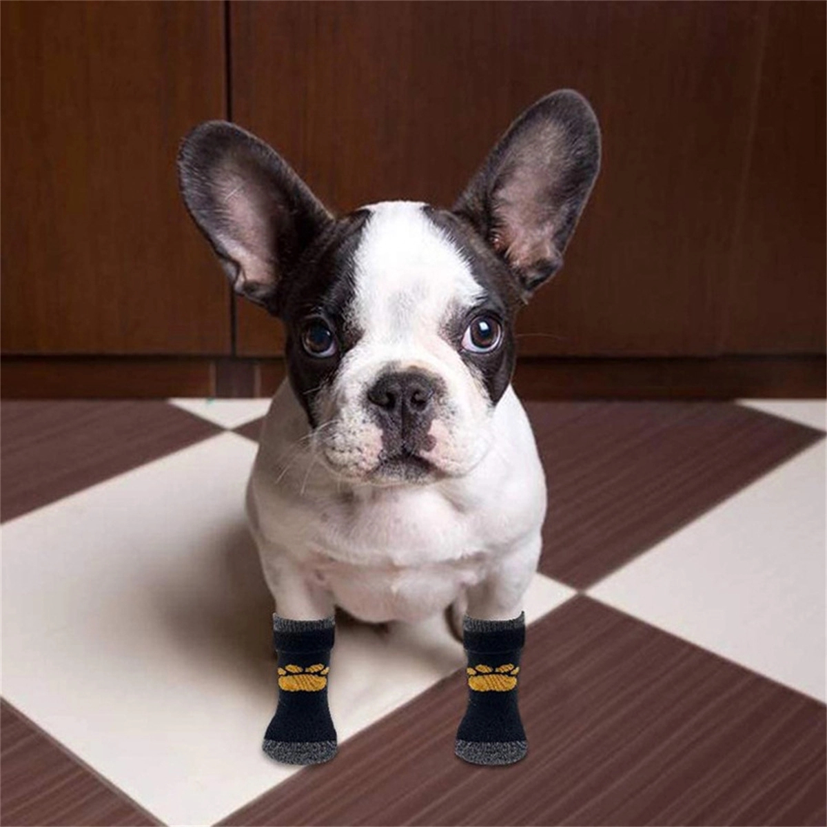 Anti-Slip Dog Socks with Adjustable Straps 4