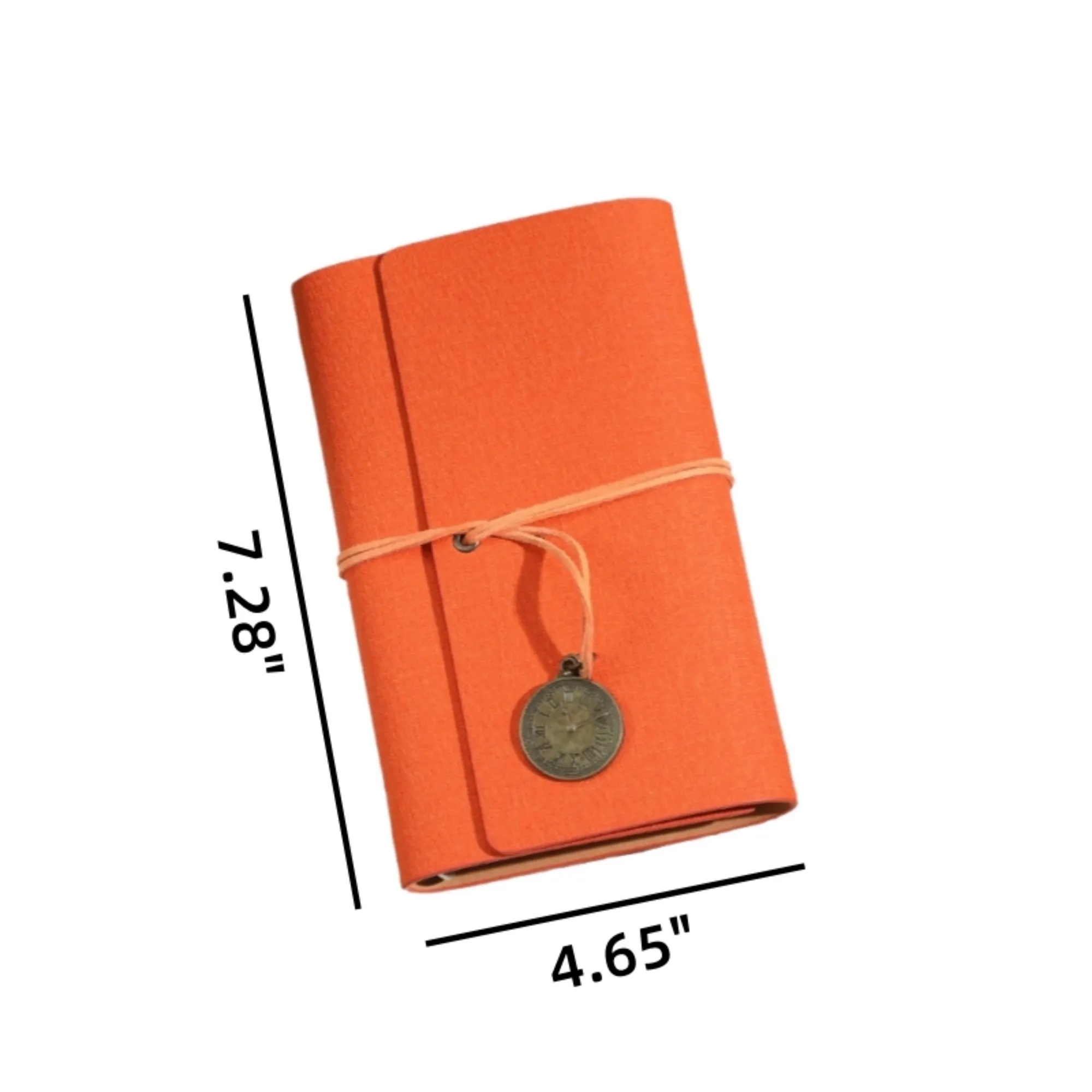 Artistic Linen-Cotton A6 Notebook Vintage Kraft 4