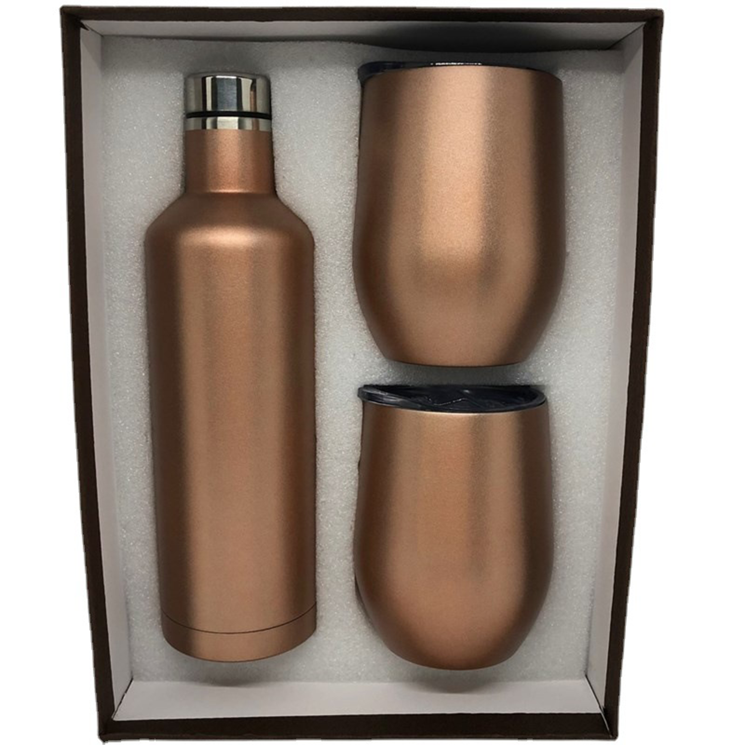 12Oz Stainless Steel Wine Glass In Gift Box 4