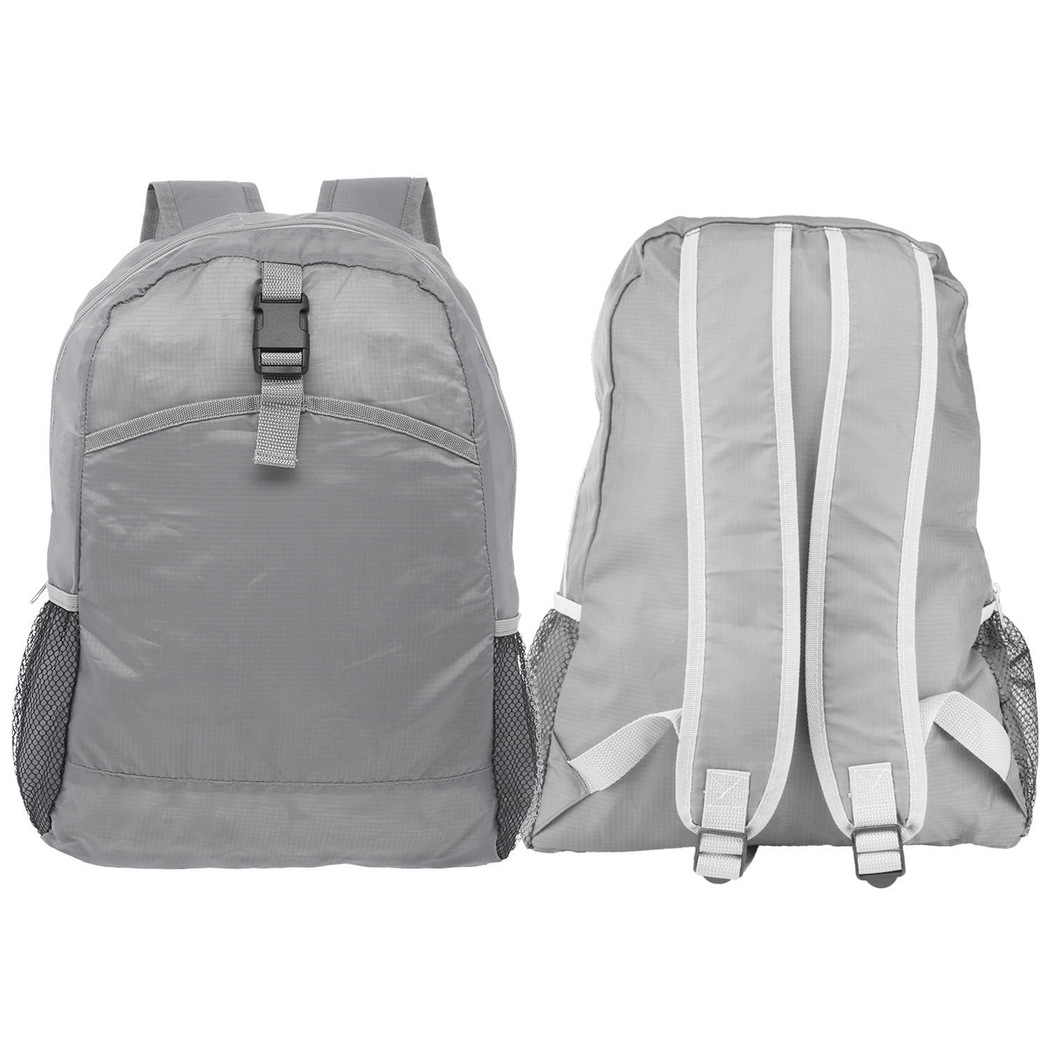 Foldable Backpack with Two Side Mesh Pockets 5