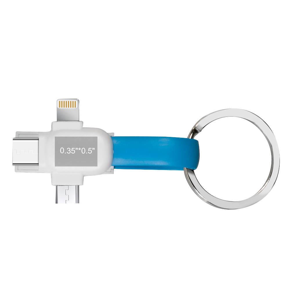 Arleta 3-in-1 Magnetic Key Ring and Charging Cable