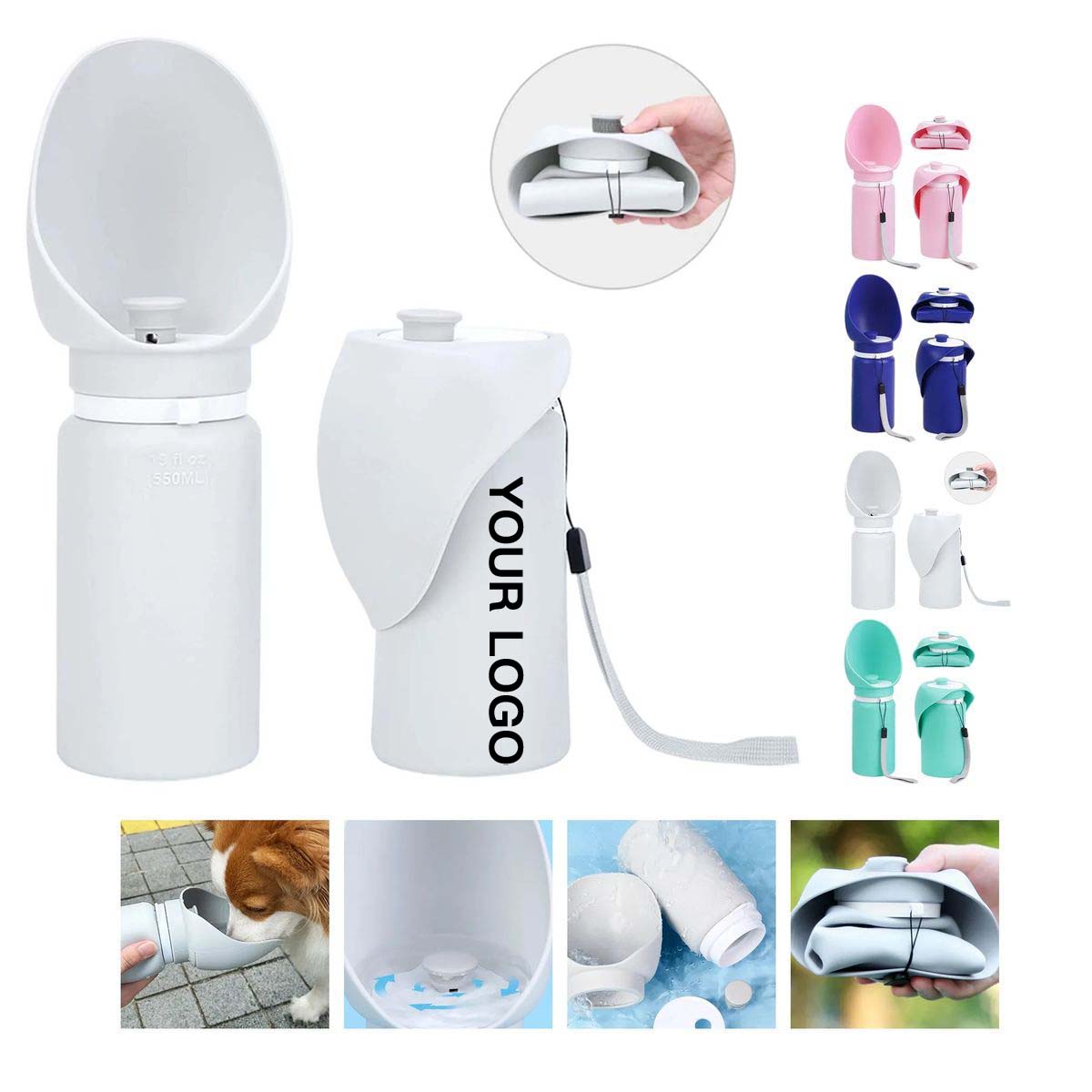 Leak Proof Dog Water Bottle for Outdoor Travel 3