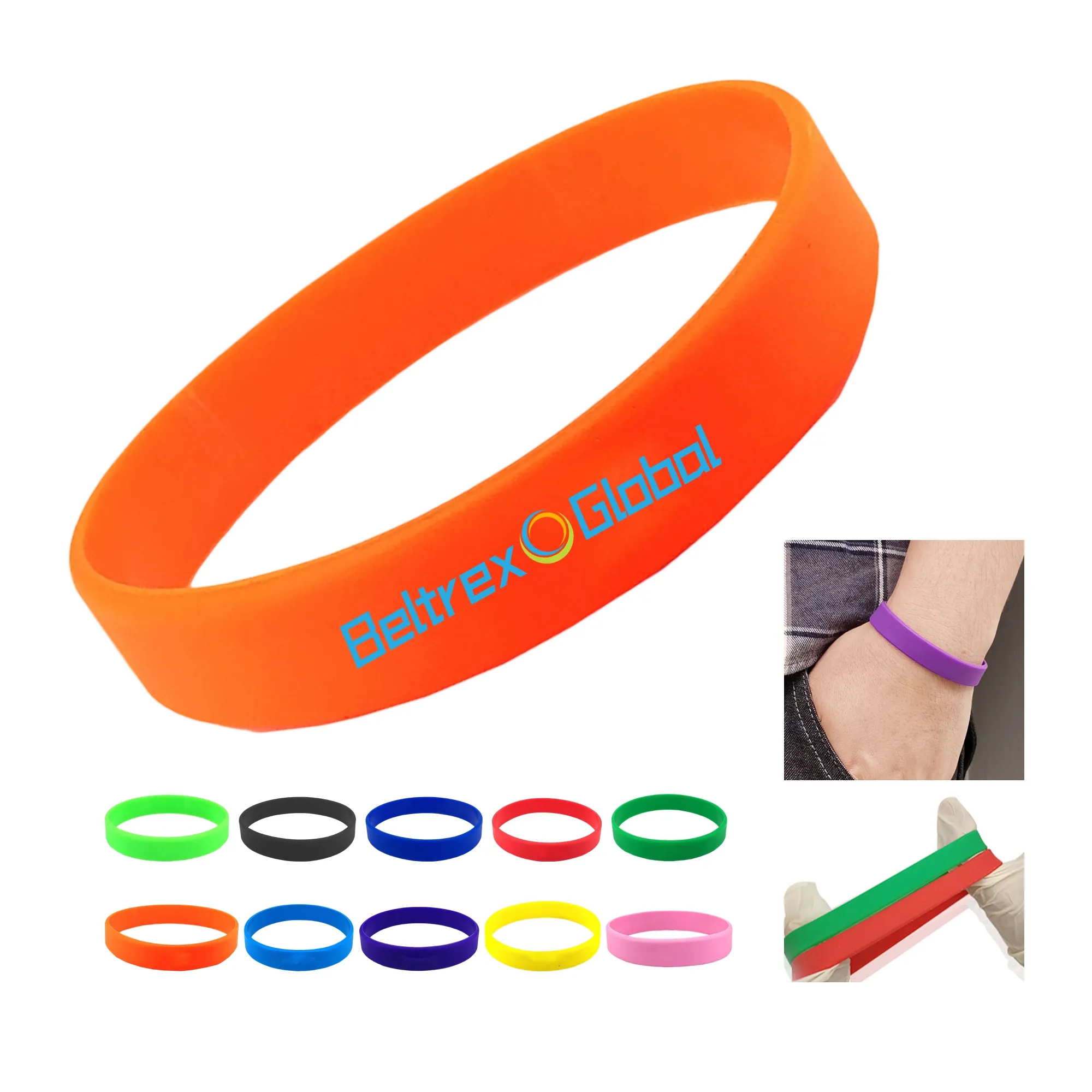 Customizable Silicone Wristbands for Events and Promotions 5