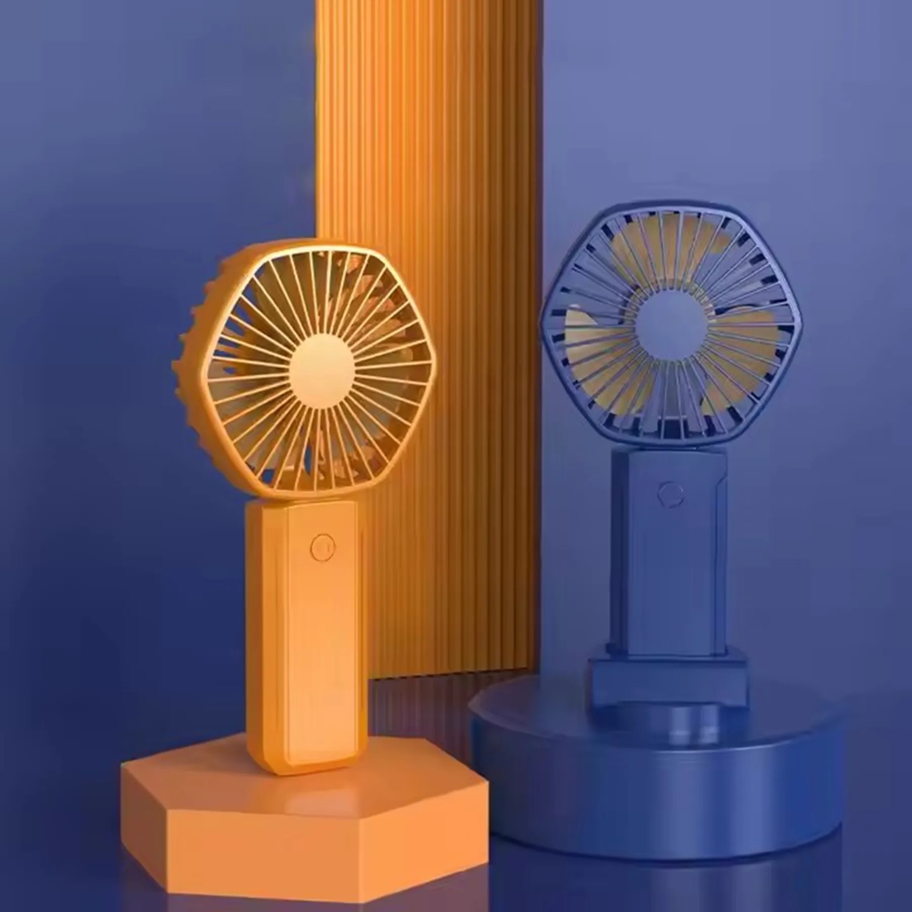 400 mAh Desktop Rechargeable Mobile Phone Holder Fan 6