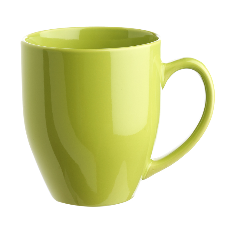16 oz. Bistro Glossy Coffee Mug with Ceramic Coaster Set - Colors 2
