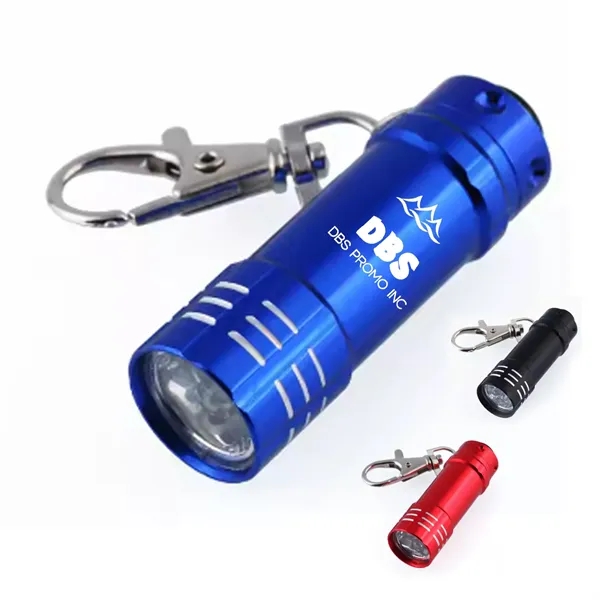 Metal Led Torch Keychain