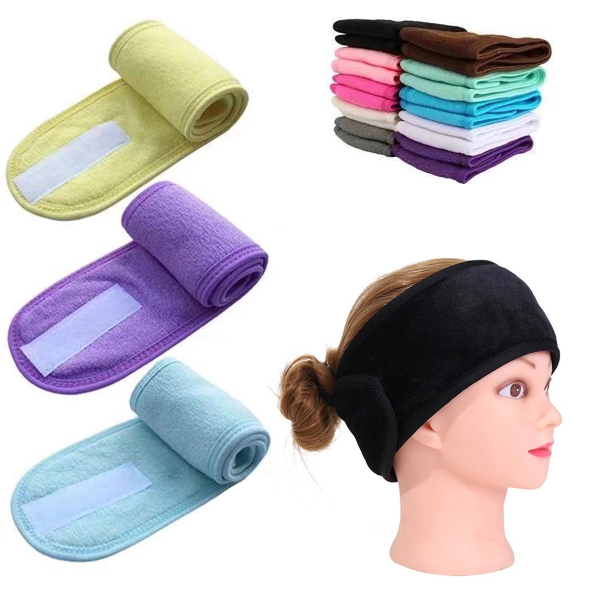 Adjustable ultra-soft headband
