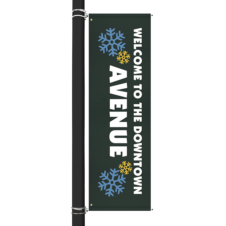 96" x 30" Custom Sunbrella™ Avenue Banner-3 Color Imprint 3