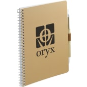 FSC® Mix 5" x 7" Spiral Notebook with Pen 123