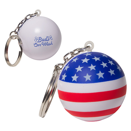 Patriotic Stress Ball Key Chain 6
