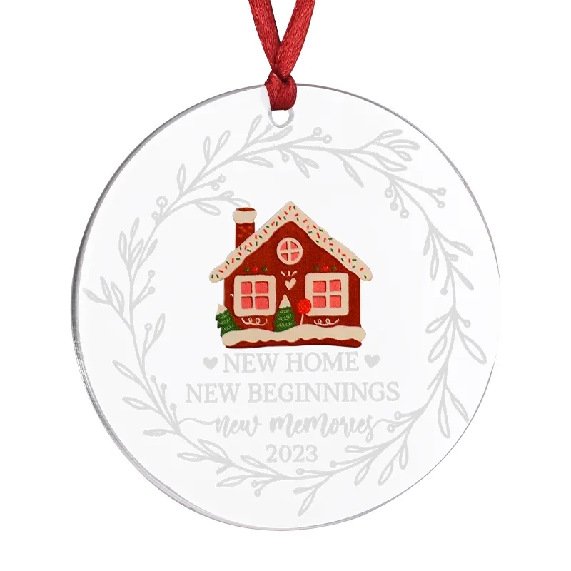 4" Custom Acrylic UV Printed Ornaments 7