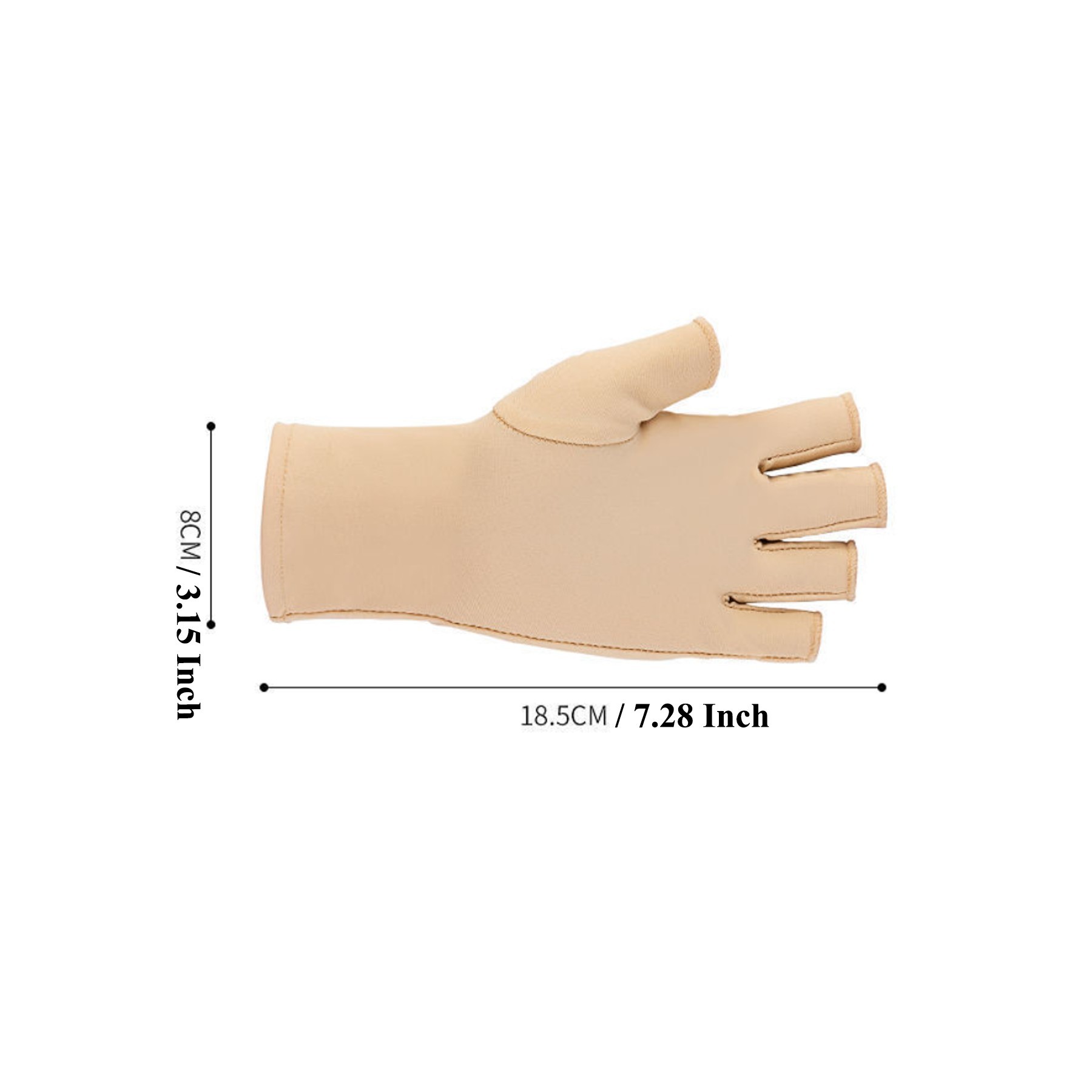 Women's Thin Elastic Sun Protection Gloves 8