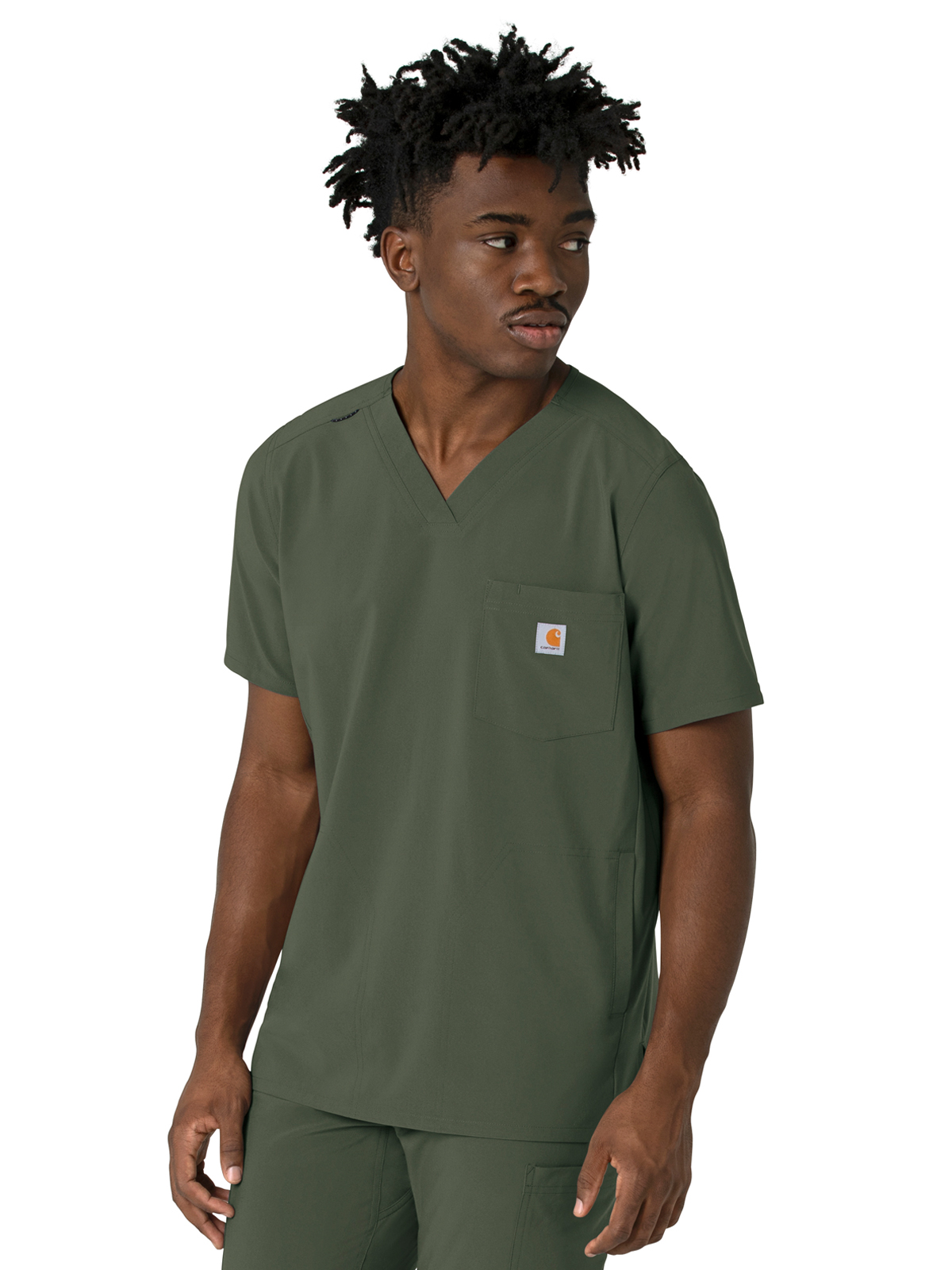 Carhartt Scrubs - Force Cross-Flex - Men's Three-Pocket V-Neck Top 32