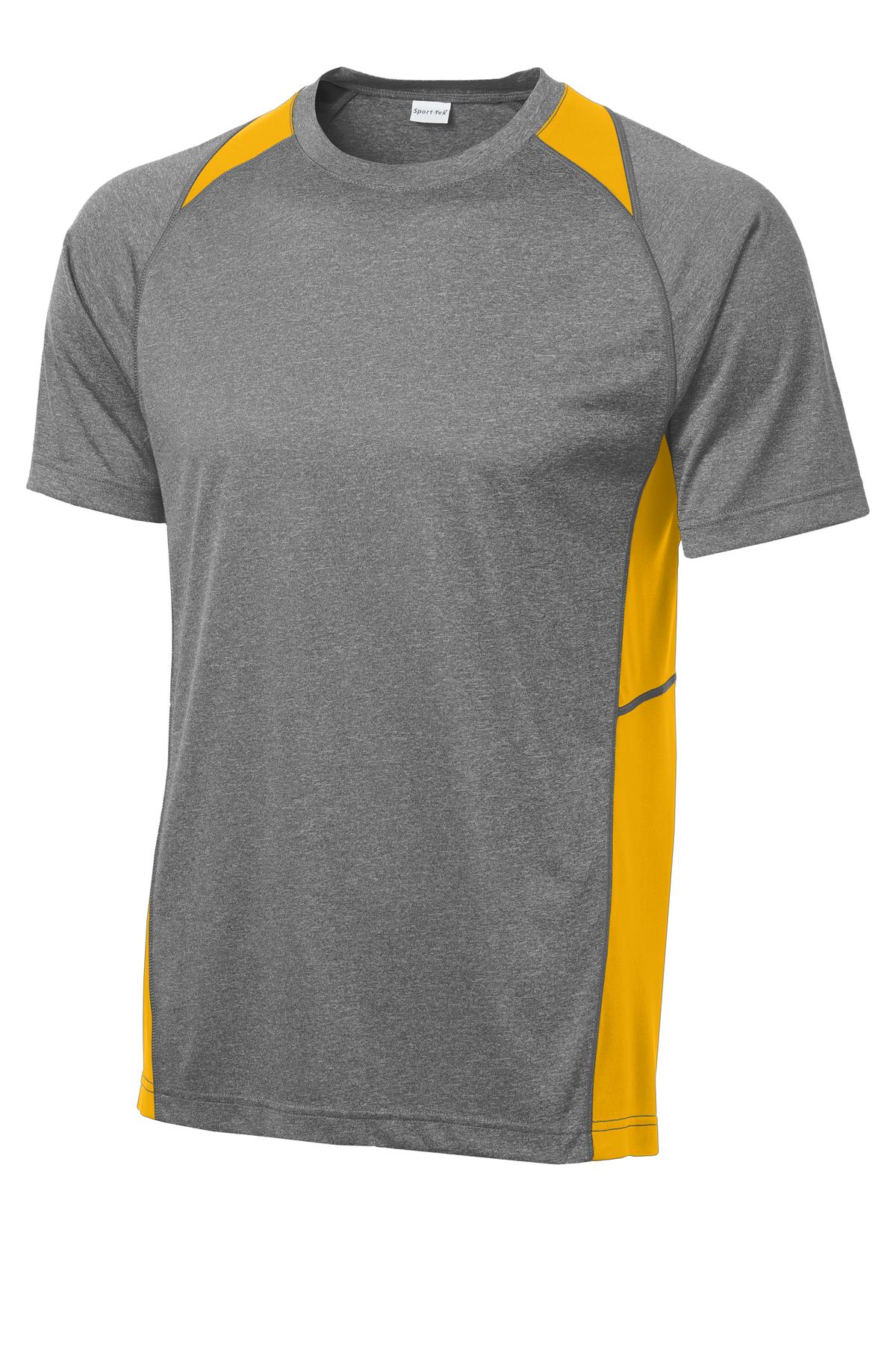 Sport-Tek Heather Colorblock Contender Tee. ST361 25
