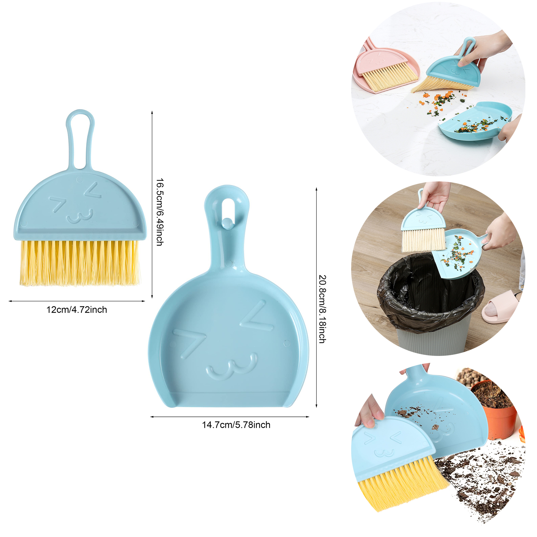 Small Broom and Dustpan Set for Home 2