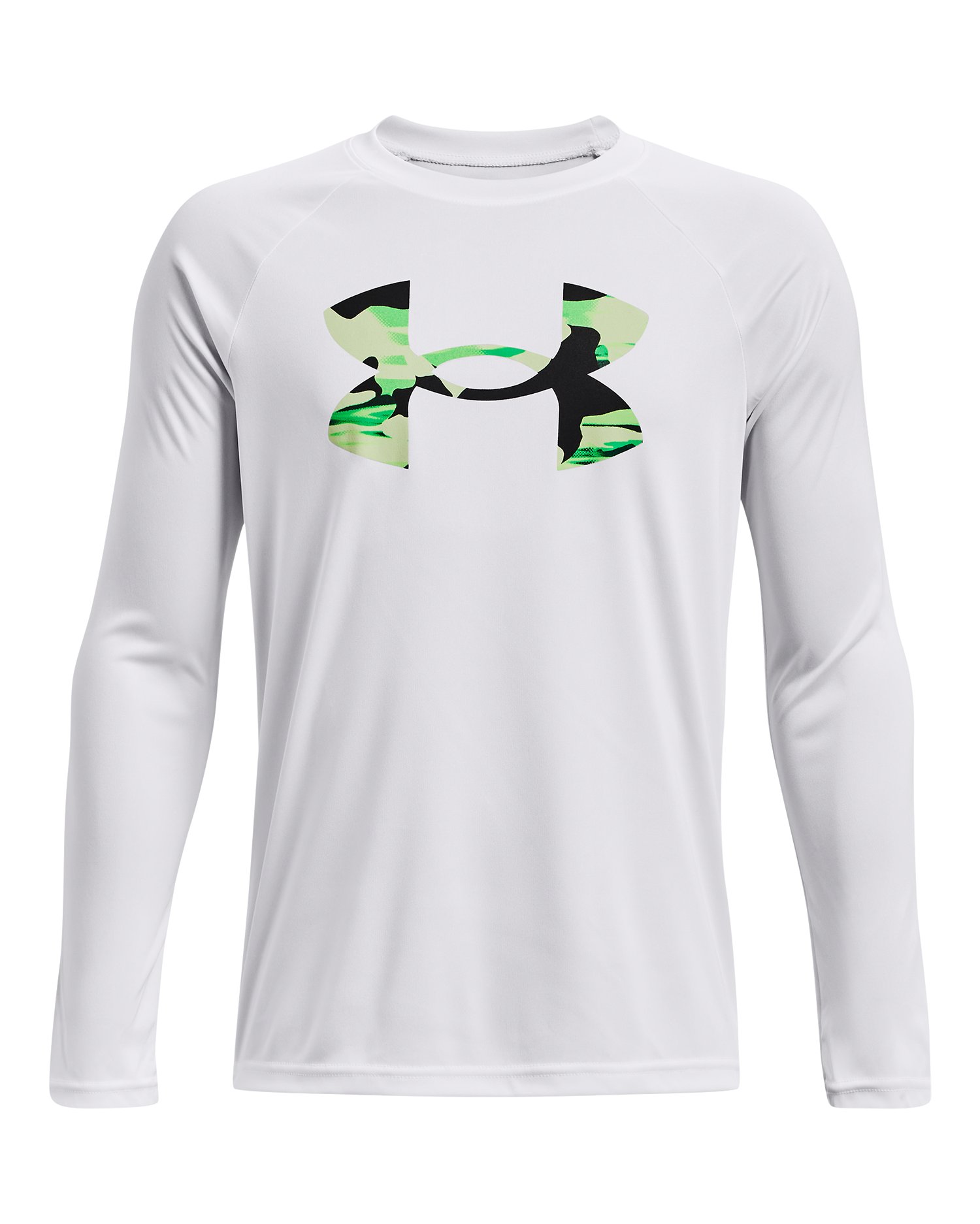 Boys' UA Tech Logo Fill Long Sleeve 15