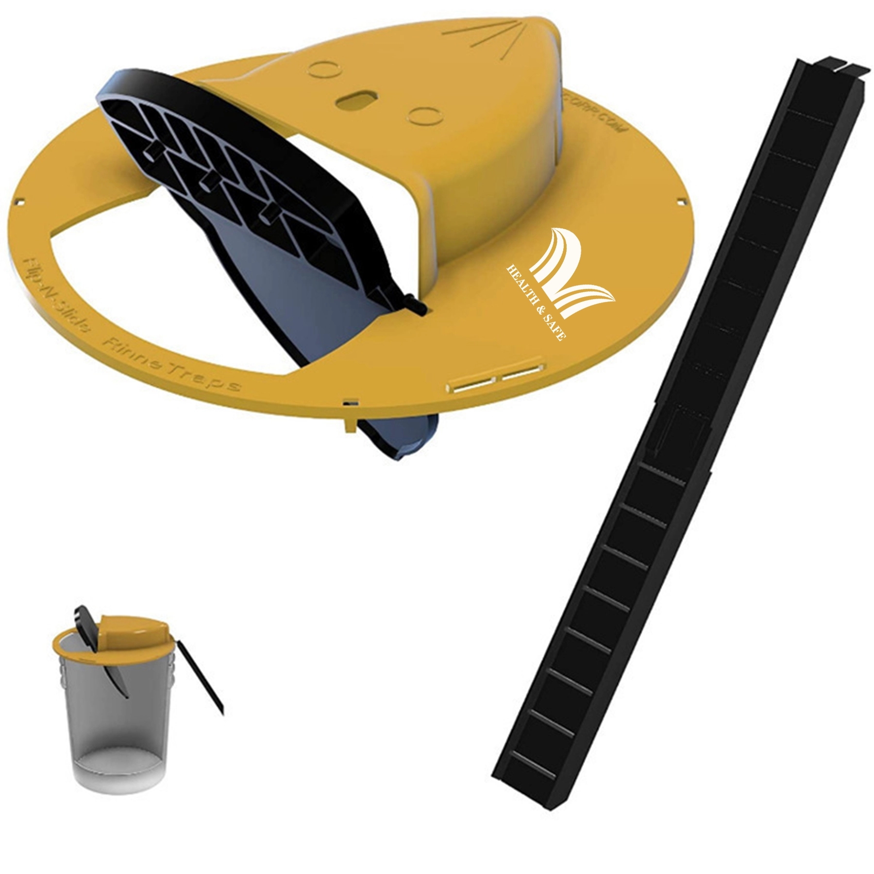 Mouse Trap Bucket lid Flip Slide Reusable Indoor 1
