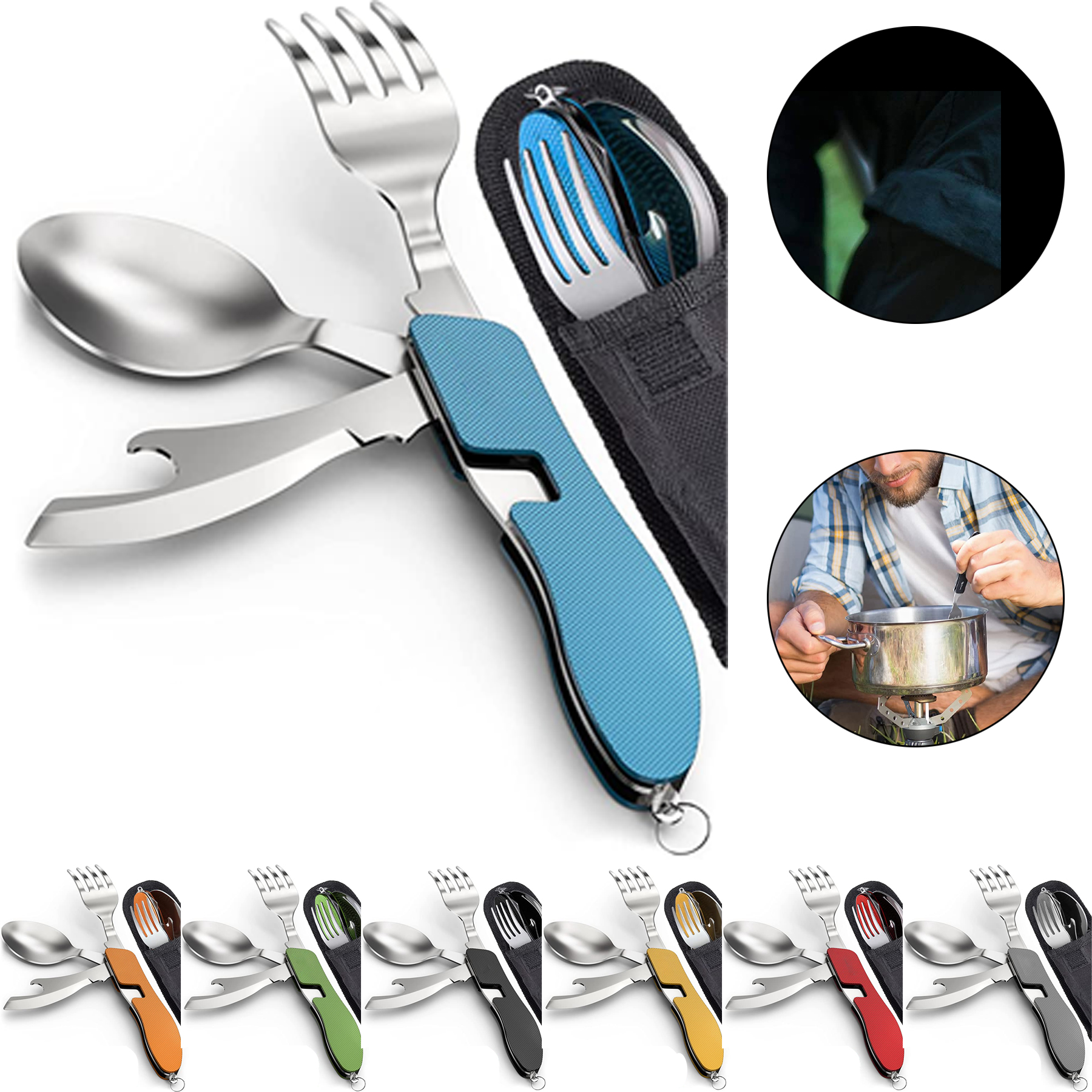 Stainless Steel Camping utensils 3