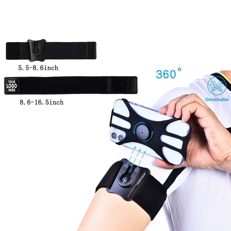 Detachable swivel arm wrist strap 6