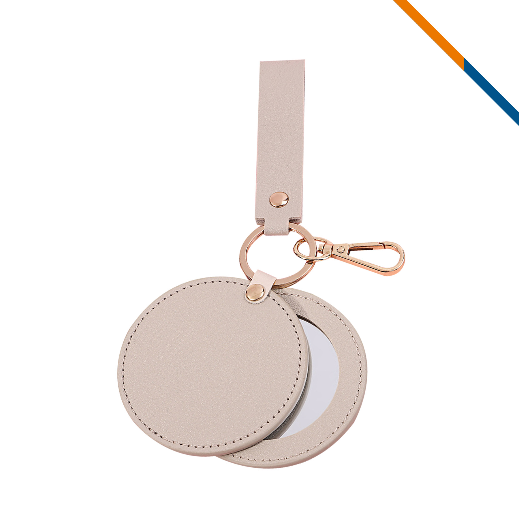 Rava PU Leather Keychain Mirror 3