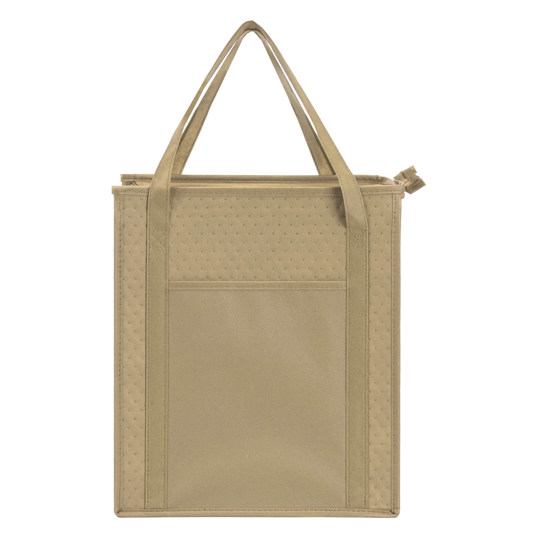 Non-Woven Cooler Tote Bag With Front Pocket & Bottle Holder 14