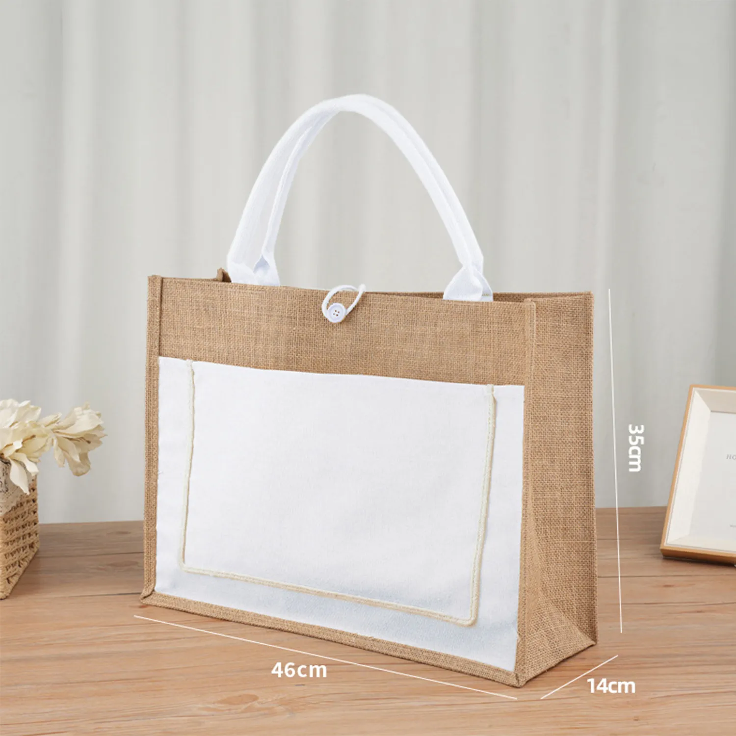 Canvas Tote Bag, custom tote bag with logo imprint 2