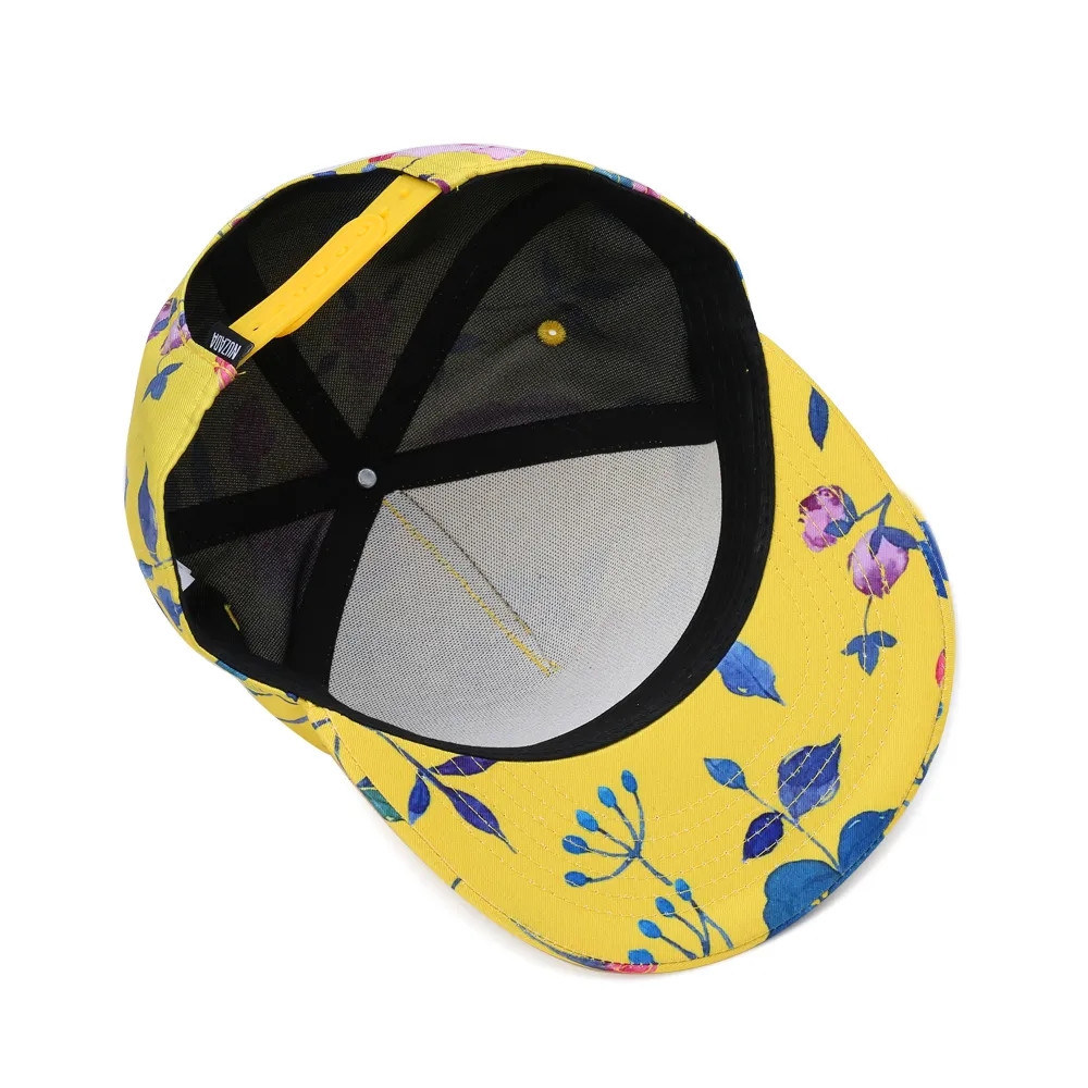 Floral Snapback Hat 3
