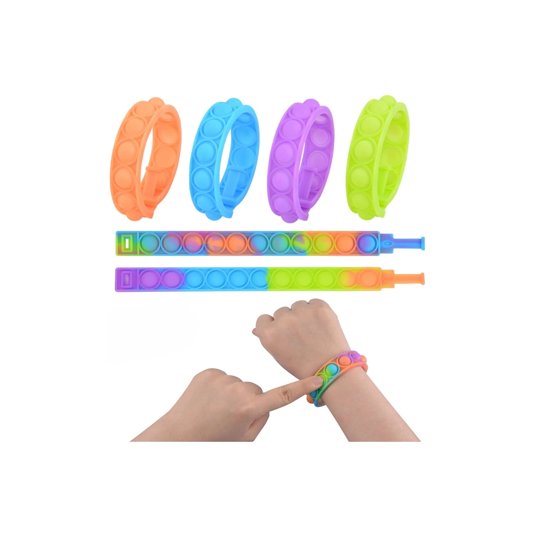 Push Pop Fidget Wristband 4