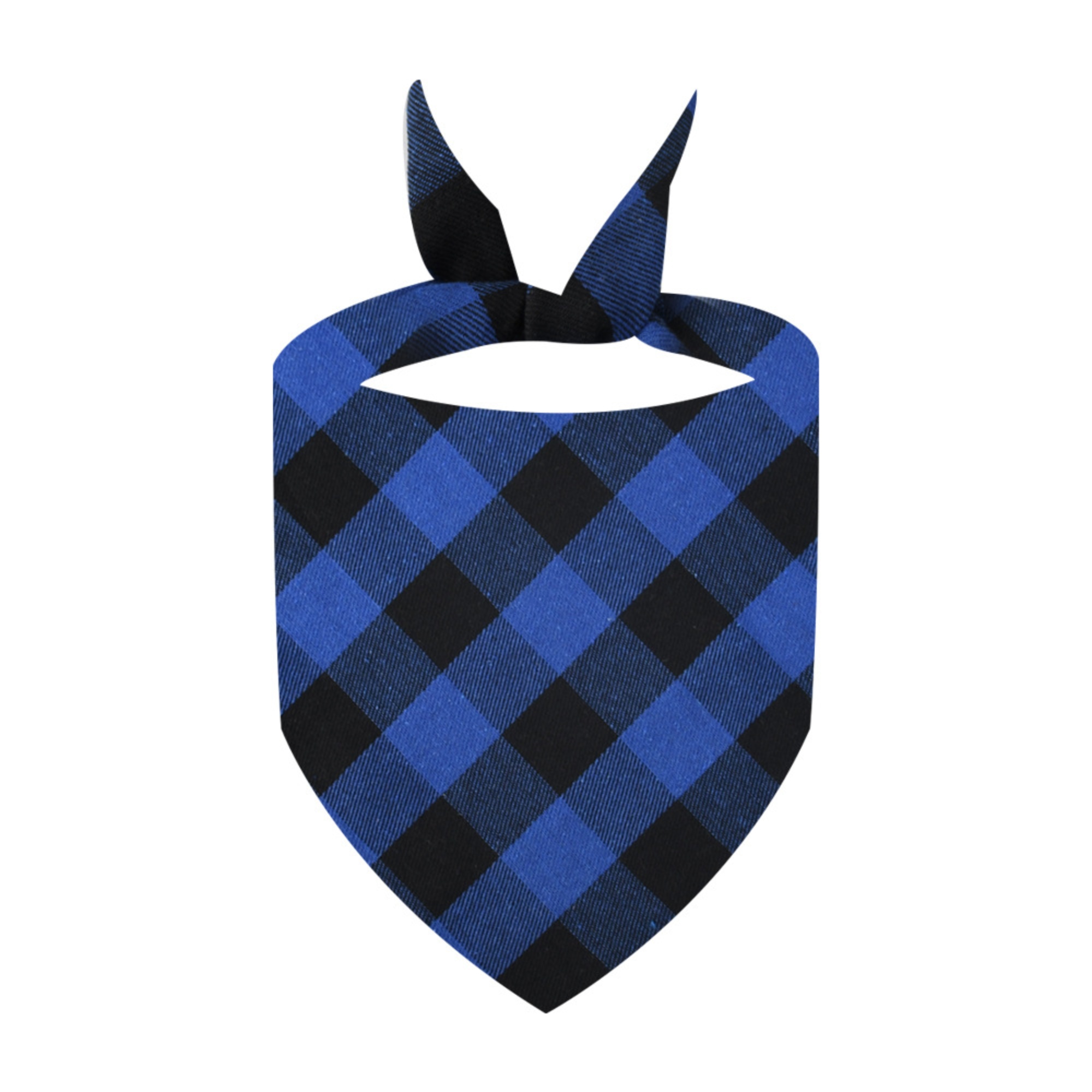Absorbent Plaid Dog Bandana 5