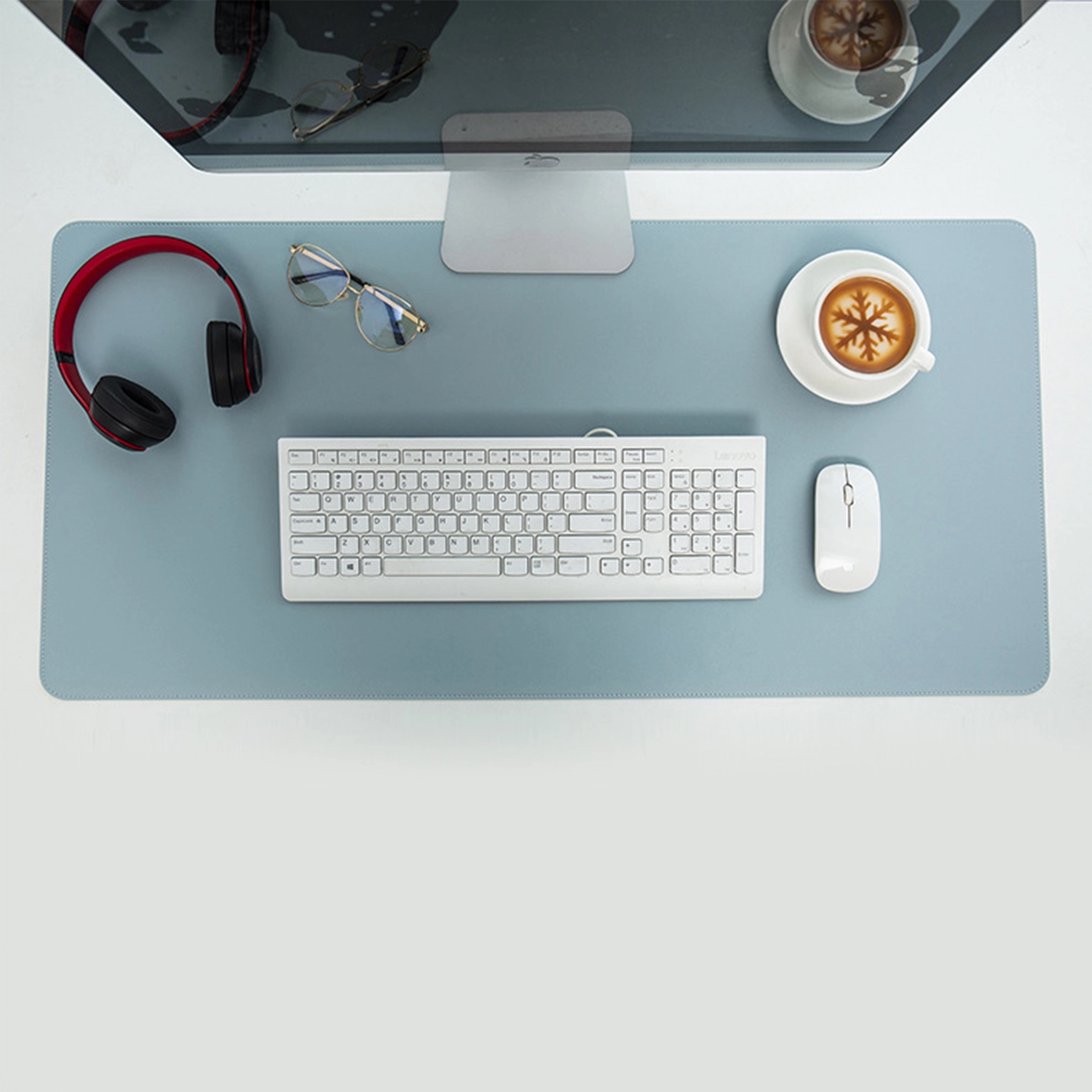 Super Large Double-Sided Leather Mouse Pad 3