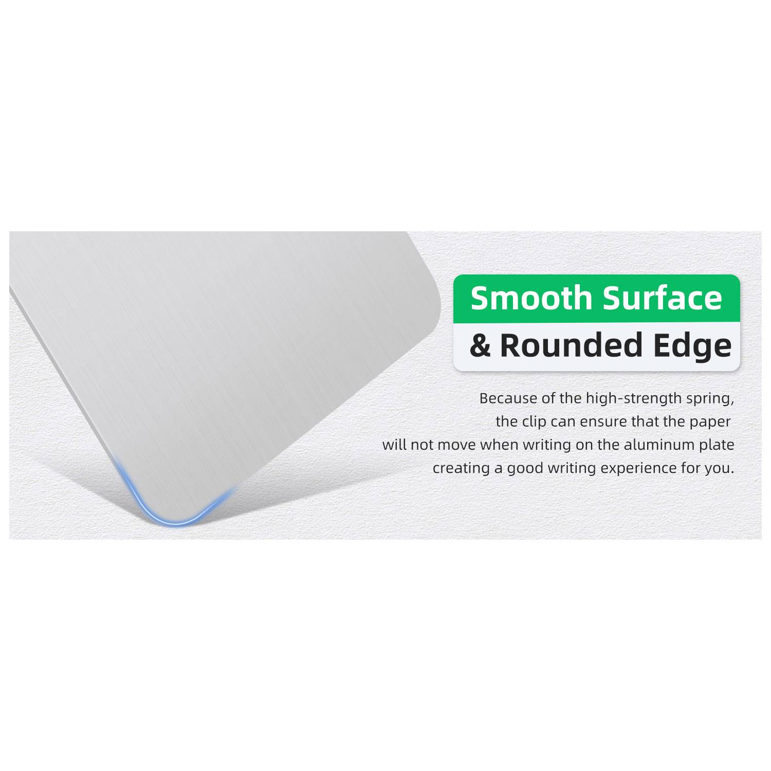 Letter Size High Capacity Clip Aluminum Clipboard 7