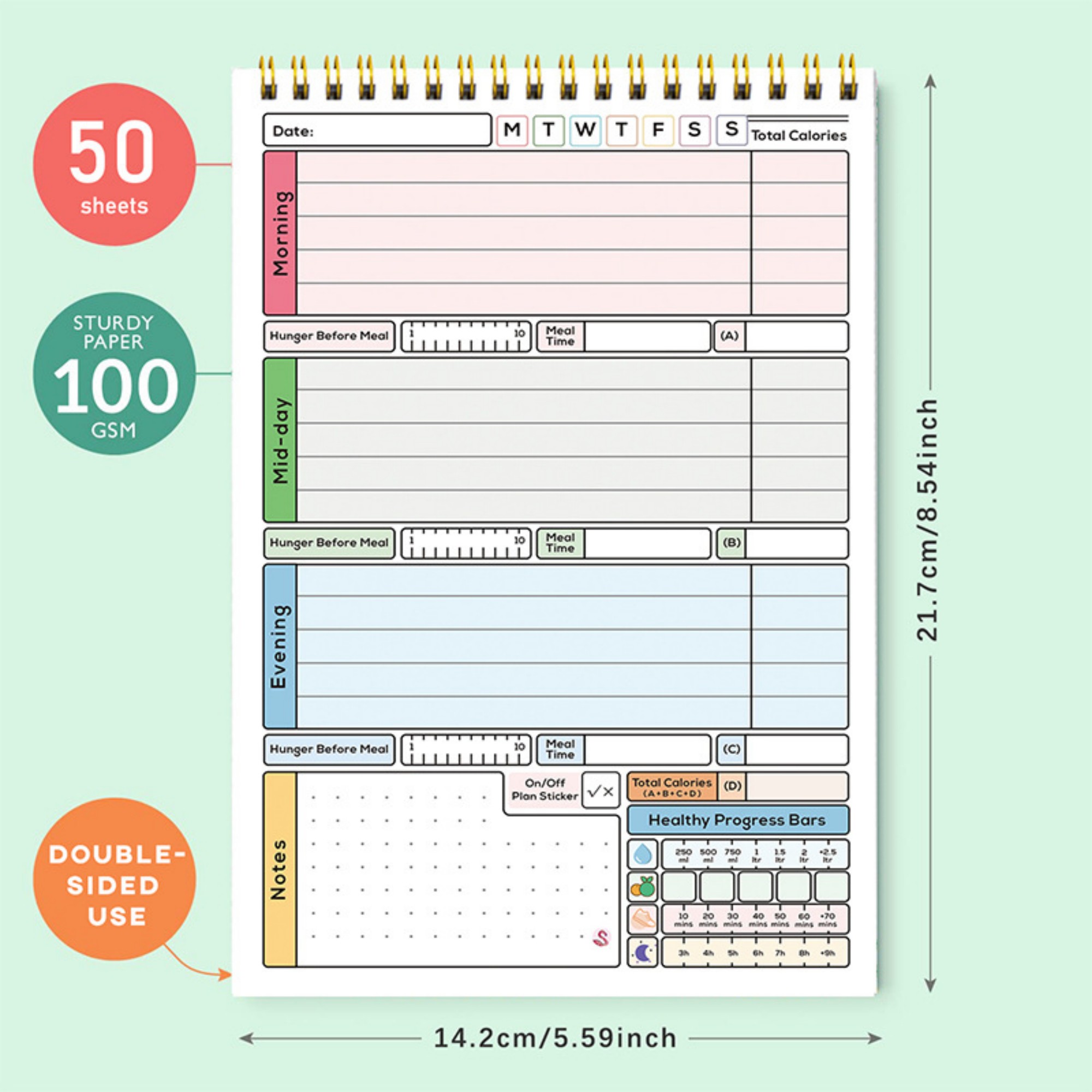A5 50 Sheets Habit Tracker Notebooks 4