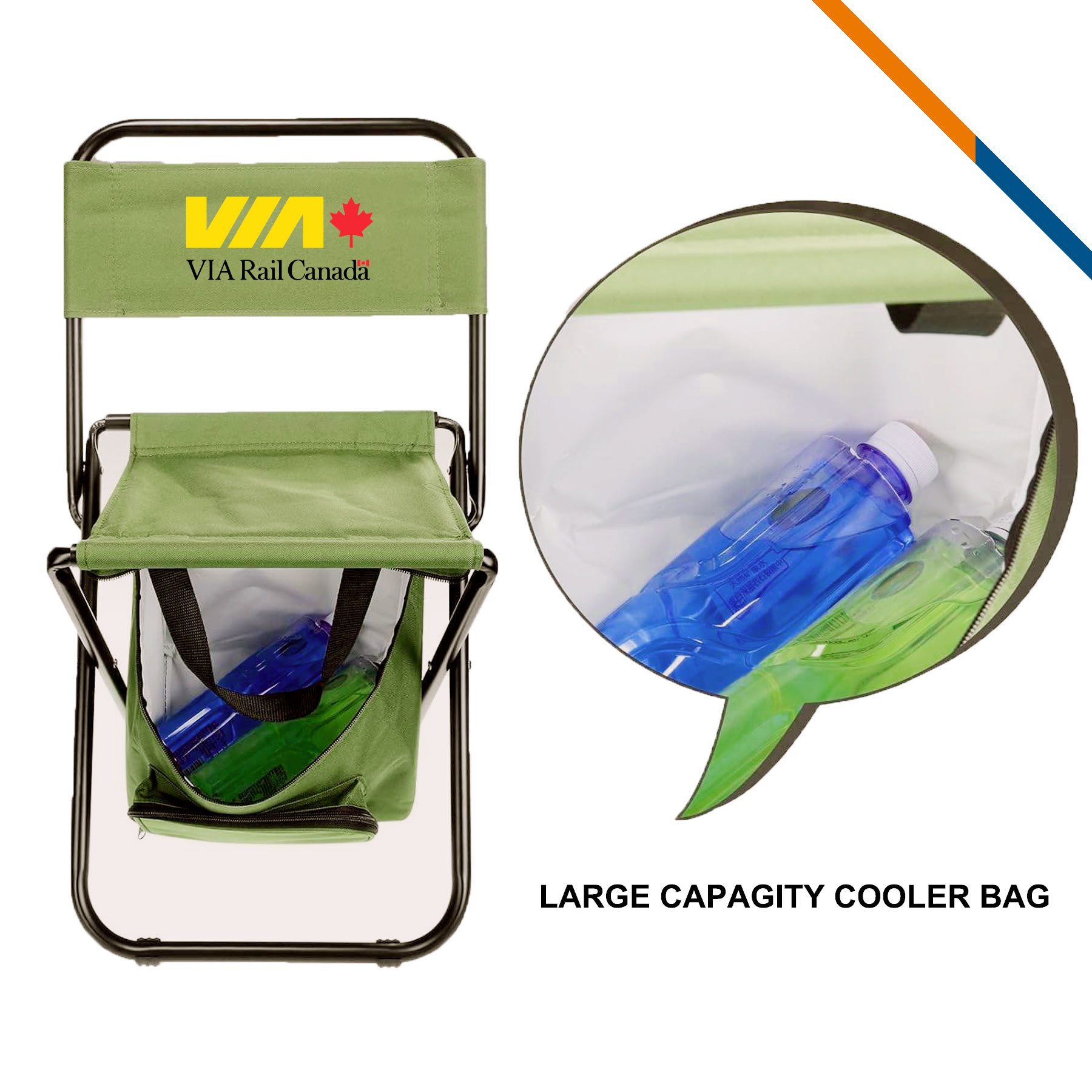 Restow 2in1 Picnic Folding Chair PEVA Cooler Bag 5